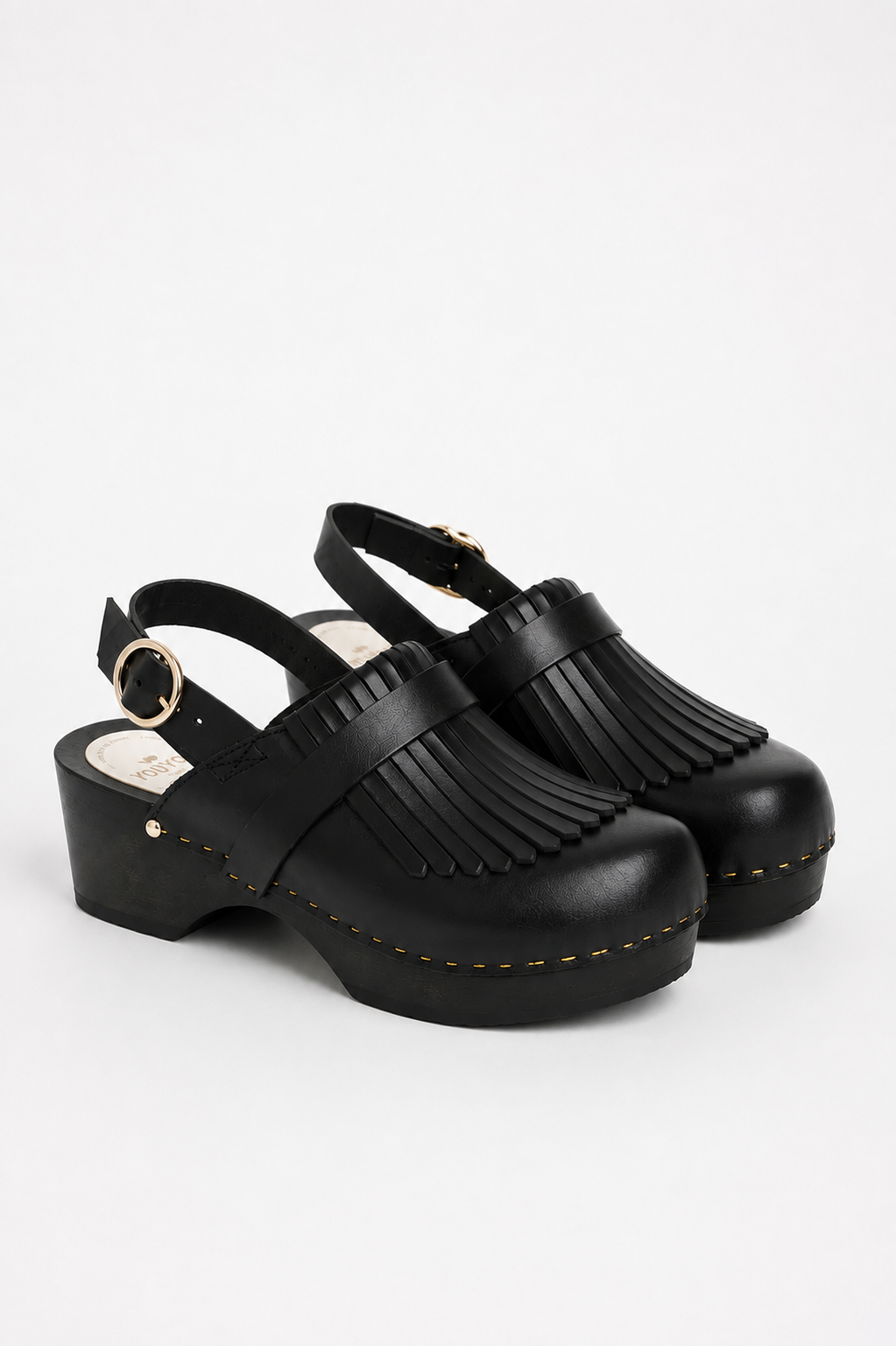 YDAHO BACK STRAP VEGETAL BLACK